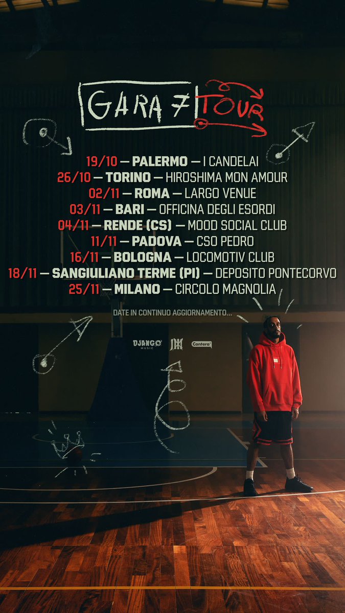 Gara7 L I V E 
X i biglietti ⬇️
linktr.ee/johnnymarsiglia