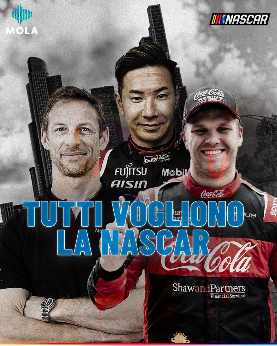 _Como_TV's tweet photo. Jenson #Button, Kamui #Kobayashi e Brodie #Kostecki: quanto talento ci sarà in pista a #Indianapolis 🔥
Appuntamento alle 20.10 su Mola per il pre-race 📲
#Nascar #CupSeries #F1 #Endurance https://t.co/oDHvHJOkCo