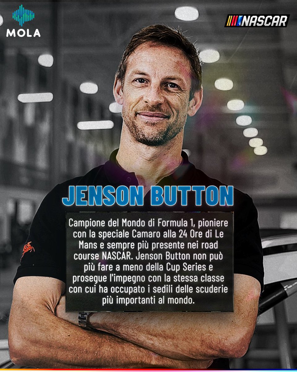 _Como_TV's tweet photo. Jenson #Button, Kamui #Kobayashi e Brodie #Kostecki: quanto talento ci sarà in pista a #Indianapolis 🔥
Appuntamento alle 20.10 su Mola per il pre-race 📲
#Nascar #CupSeries #F1 #Endurance https://t.co/oDHvHJOkCo