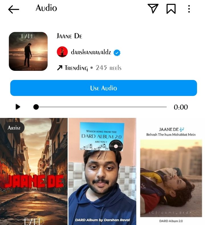 alkajaiswaldz's tweet photo. #JaaneDe is trending on Instagram 

Jaane De By Darshan Raval 
Jaati Hai Toh Usko Jaane De https://t.co/dFKMdarJ3h