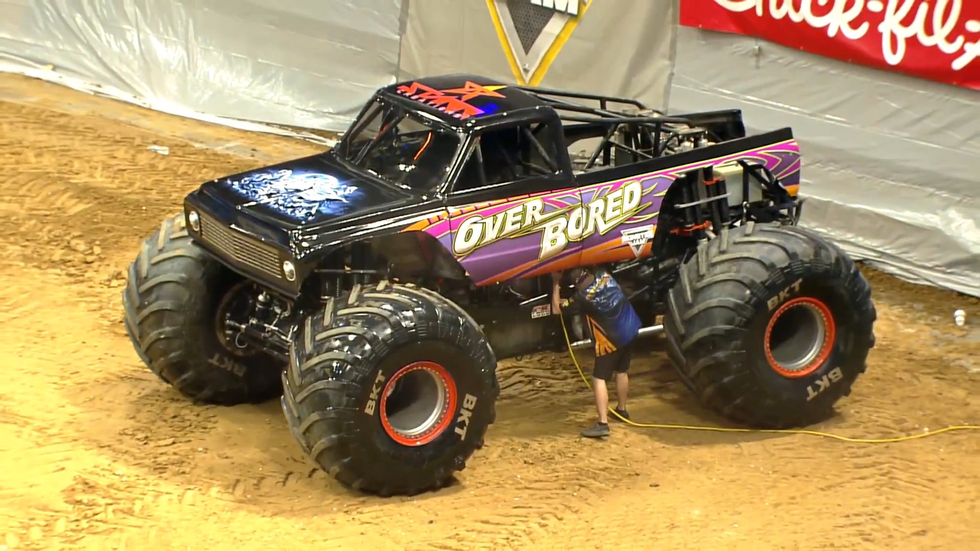 Over Bored Monster Jam Truck