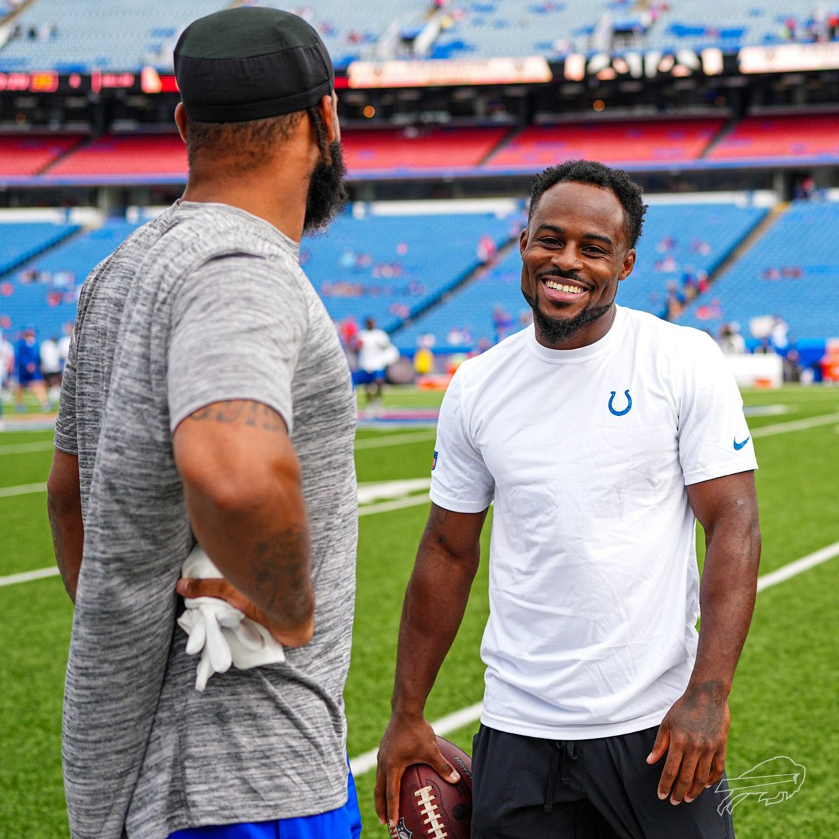 BuffaloBills's tweet photo. We can't get away from this guy.

Welcome back, @_IsaiahMcKenzie. 😁 #INDvsBUF https://t.co/JdHvnZJ7db