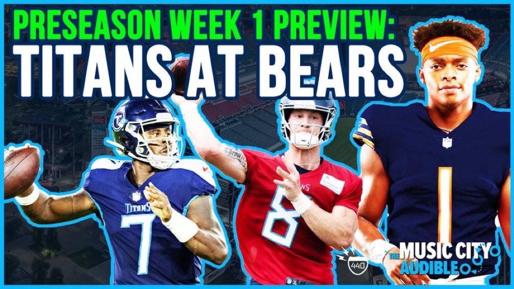 Just enough time left before kickoff to watch our Titans-Bears preview! 👉 youtu.be/J5K5VYR2hyc