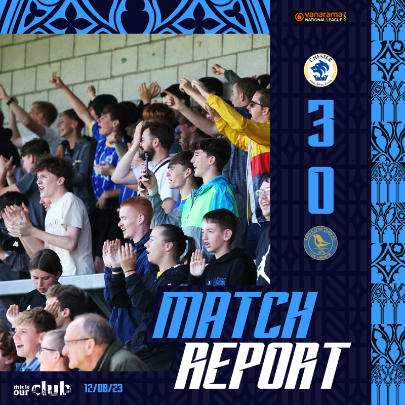 ChesterFC's tweet photo. Three goals. Three points. SEALS.

📝 Read our report from today's victory at the Leap76 Stadium! ⬇️

#OurClub | #CFCKLT