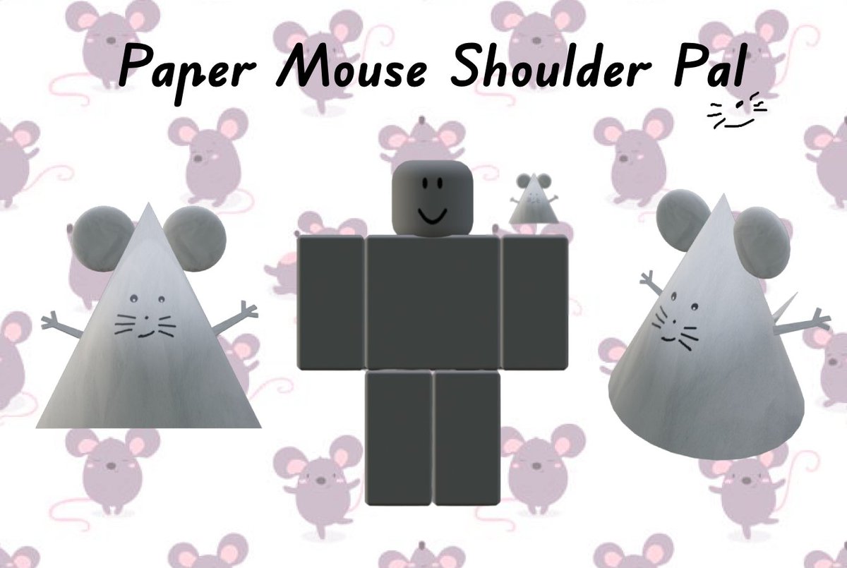 SPYandPeanut's tweet image. This cute mouse is made of paper and it is ready for adventure with us😙
@roblox
#roblox #robloxugc #robloxugcitem #ugc #ugcitem #UgcLimited #mouse #paper #drawing