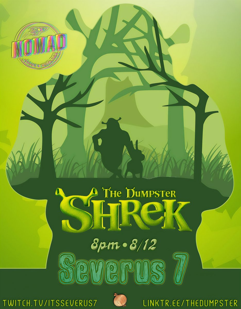 Wake up and smell the pheromones. Why? Cause its Shrek night at @TheDumpsterSL! Come hangout with us tonight at 8pm slt! We have giveaways from our amazing sponsor NOMAD and best dressed prize as always!
linktr.ee/thedumpster
twitch.tv/itsseverus7
🚕- maps.secondlife.com/secondlife/Mou…