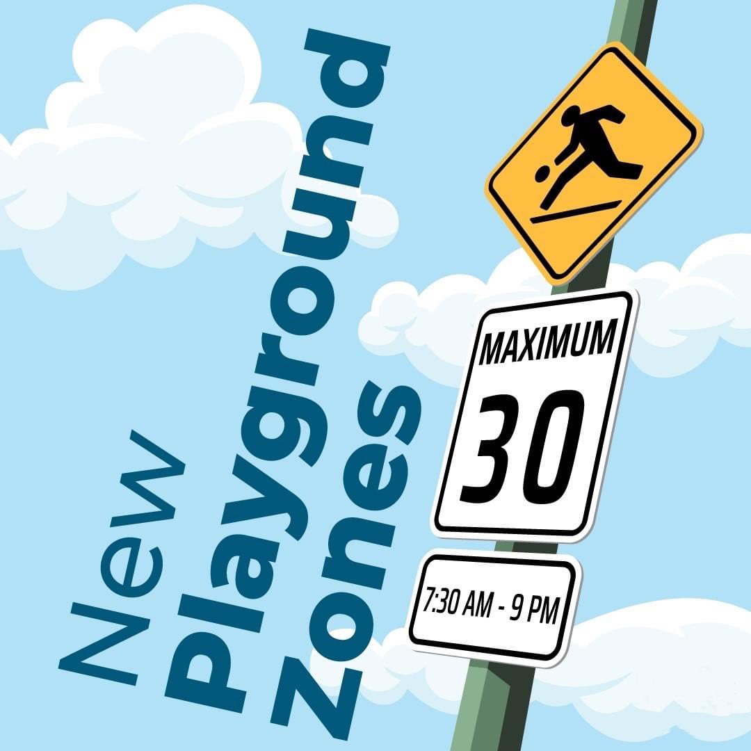 With schools back in session next month, police are reminding drivers the new harmonized school/playground zones will take effect Sept. 5. The conversion to year-round playground zones will see a 30 km/h speed limit from 7:30 a.m. to 9:00 p.m. daily. #yql