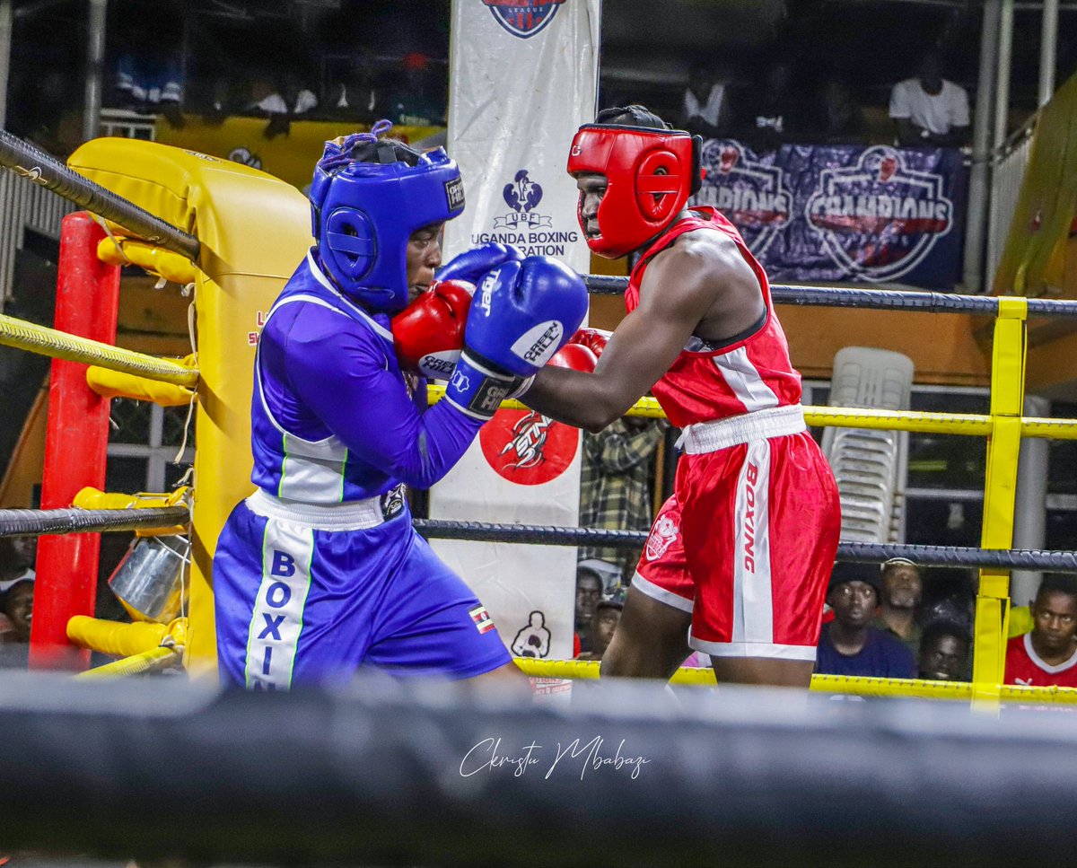 UBCL_Boxing's tweet photo. #UBCL Week 8 || Special Edition ➡️ Uganda Bombers Welter 66Kgs #AFBC2023 Bronze Medalist 🔴Nakalema Emily wins 5:0 unanimous against Silver Medalist 🔵Namutebi Erina https://t.co/VLppk24nTz