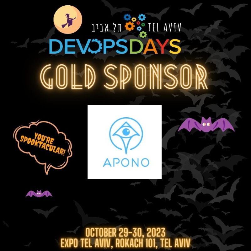 Big thanks to our AMAZING Gold sponsor @Apono_official for making our event possible & supporting our beloved #tlvcommunity!

@DevOpsDaysTLV Agenda: 
tlvcommunity.dev/devopsdays/age…
Enjoy great talks, splendid networking and a lot of fun by registering here-
tlvcommunity.dev/devopsdays#reg…