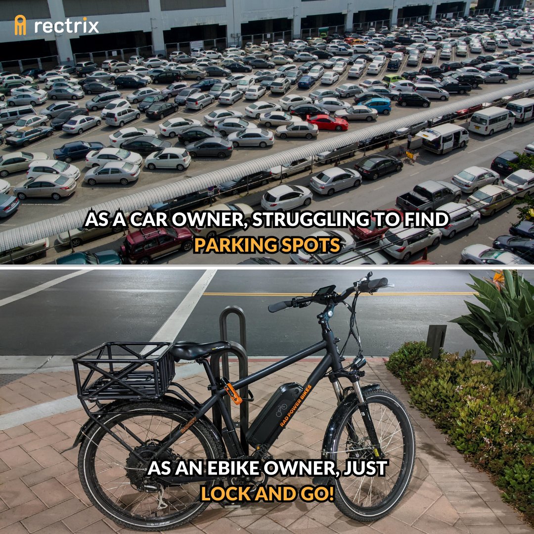 Endless circling for parking spaces can be frustrating and time-consuming for car owners. 😫💔 But fear not You could be an ebike owner too! 🚲

EbikesRule #NoMoreParkingWoes #LockAndGo #EnjoyTheJourney