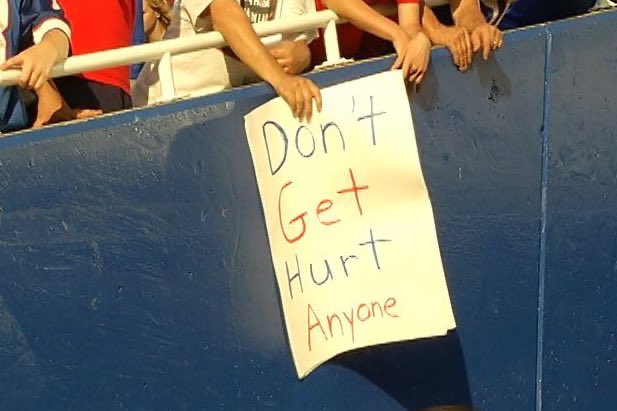 Me on the sidelines for Friday night football