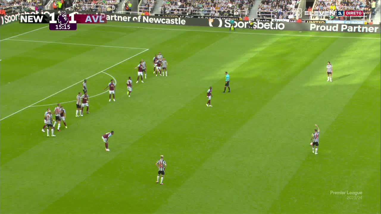 Isak snatches lead for Newcastle against Villa