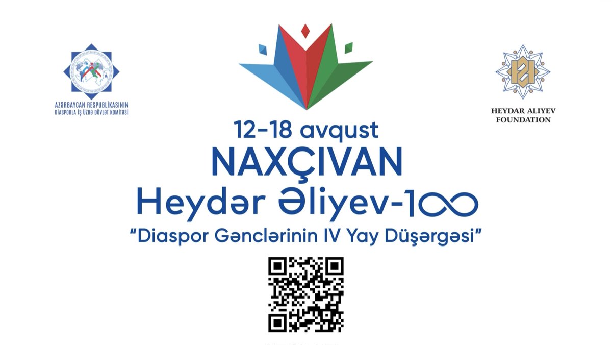 DiasporaAz's tweet photo. “Heydər Əliyev İli” çərçivəsində Naxçıvanda təşkil edilən #Diaspor Gənclərinin IV Yay Düşərgəsi

🎥 https://t.co/8a02cGkQbN

#HeydərƏliyev100
#diasporayouthcamp
#diasporacamp2023 https://t.co/uuMYtiANti