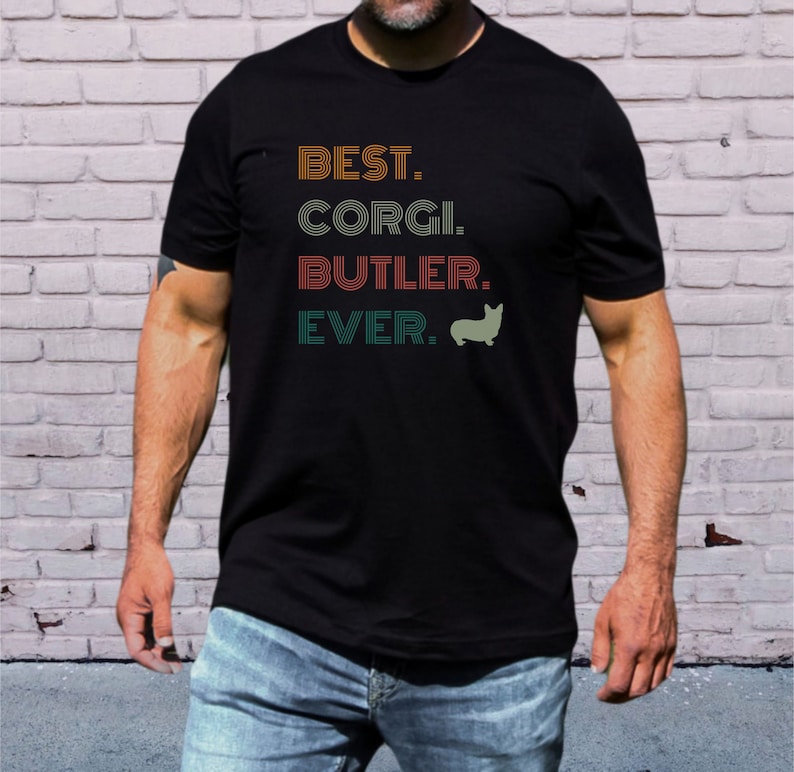 Splootville's tweet image. 🐾🎩 Elevate your Corgi game with our "Best Corgi Butler Ever" Shirt! It's not just a shirt, it's a statement of Corgi excellence. 
Get yours now from Splootville: etsy.com/shop/splootvil…
#CorgiButler #CorgiStyle #FunnyDogShirt #DogOwnerFashion #CorgiLove #Splootville