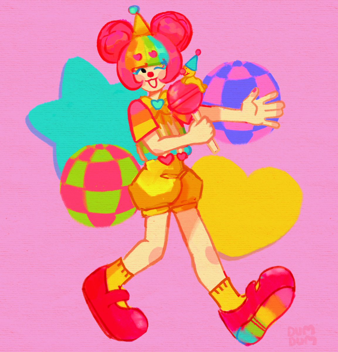 DUMDUMLAND's tweet photo. ヽ(゜∇゜)ノ🍭
#clowncore #kidcore https://t.co/qzvPGgTW5A