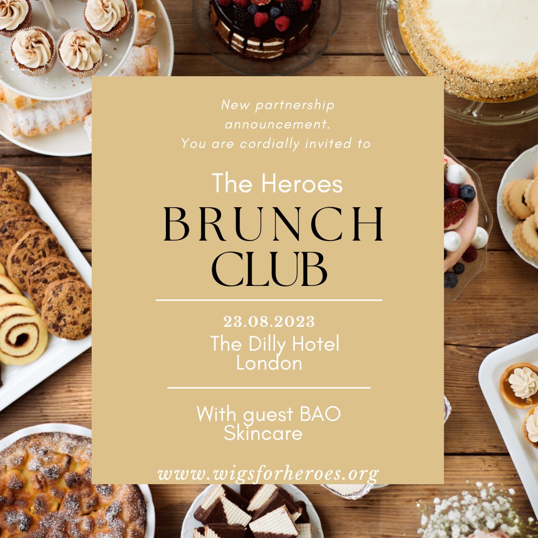 Fancy meeting other cancer thrivers in London for a beautiful brunch &amp; skincare workshop? Then look no further.
If you are someone living with cancer come along to our Heroes Brunch taking place in the iconic Dilly Hotel - Piccadilly
Visit link now to book wigsforheroes.org/events