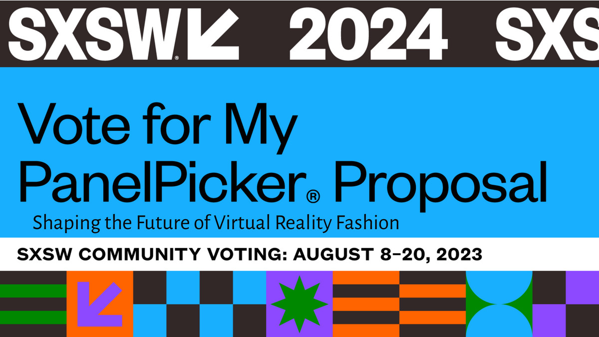 aninanet's tweet photo. 🗳️Cast your vote! 🗳️360Fashion panel proposal is live with @sxsw. Select our panel 
by voting for next year’s festival! We’d love to catch you in Texas next March to deliver some exciting talks. If you’d like to see us there, vote below! https://t.co/Jt2k4CyRUY https://t.co/WVQZiONrOW
