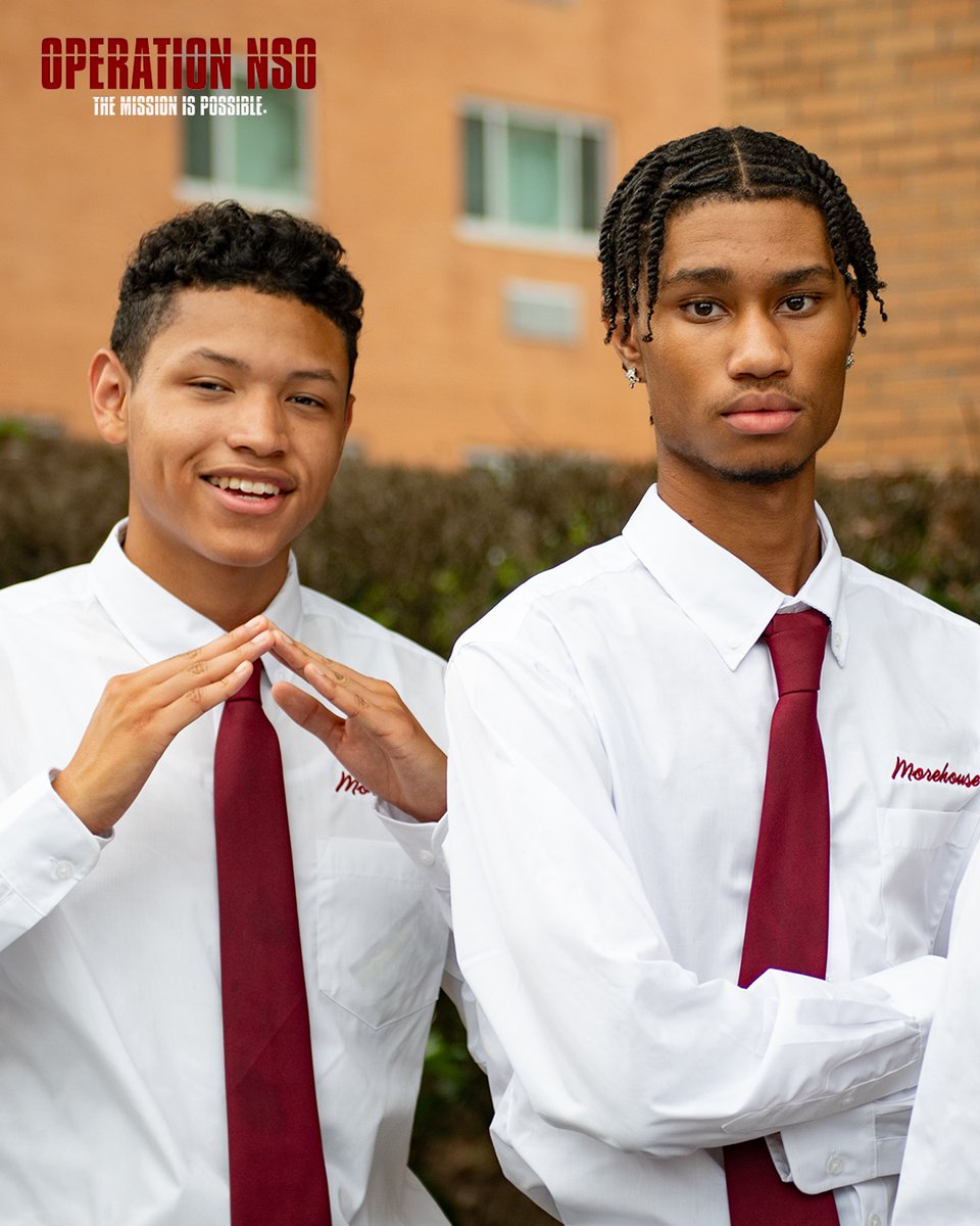 Morehouse's tweet photo. Parents, release your sons. 2027, pick up your torch. This is your time.

#Morehouse2027 #MorehouseNSO #MenofMorehouse #Morehouse #MorehouseCollege #NSO 

pc: @colecapturesit https://t.co/aYIiFt0Rik