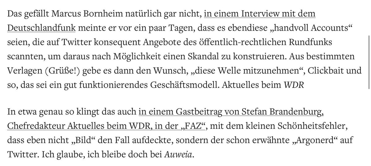 SBrandenburg_'s tweet photo. Da hat die @welt Chefreporterin also eingestanden, dass sie mich verwechselt hat. Und tauscht einfach mal die Namen. Anstatt den Inhalt zu kontrollieren. Nach dem Motto: wird schon irgendwie passen. Damit verkehrt sie meine Aussage in @faznet ins Gegenteil. https://t.co/1u7FomF1Pt
