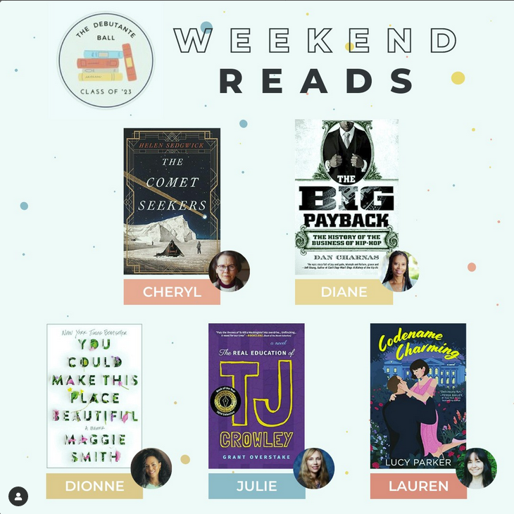 Here's what the debs are reading this weekend. What are you reading?