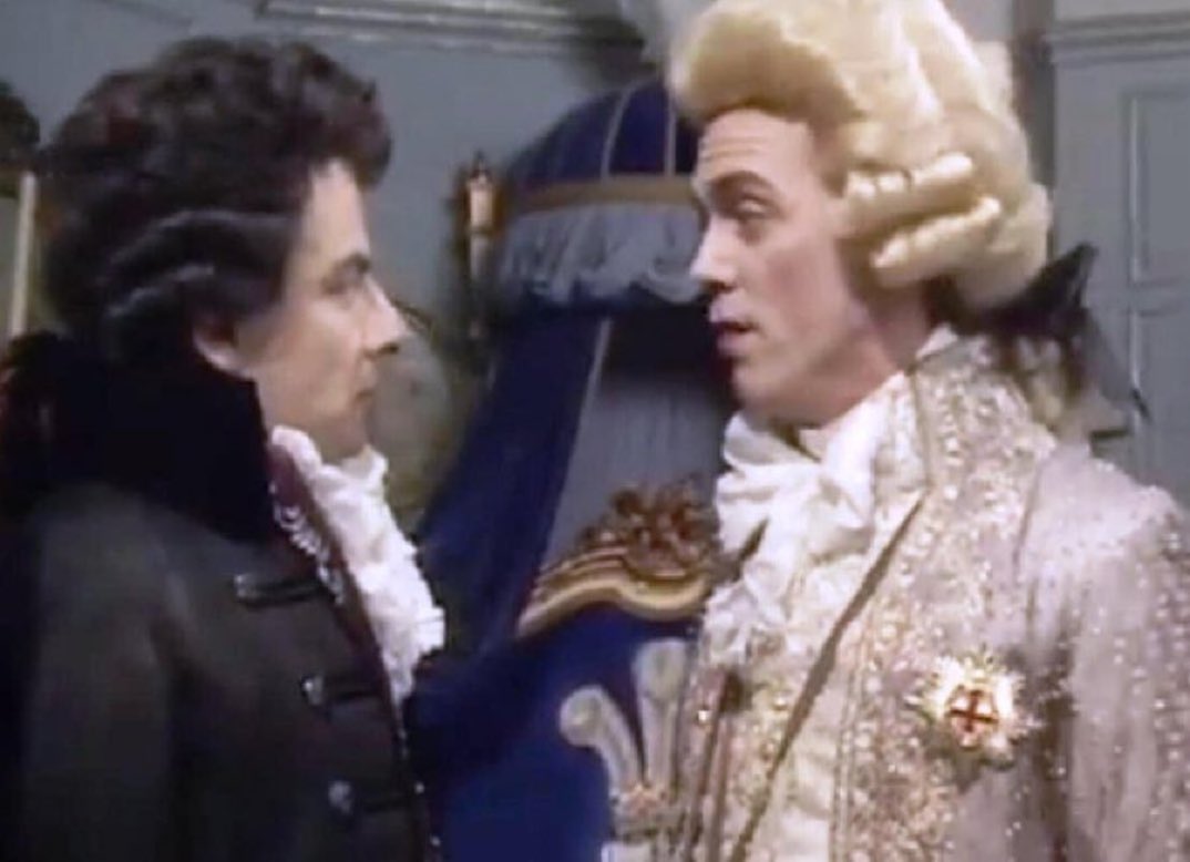 pitchblacksteed's tweet photo. “Let’s just get on with it! I mean, boil my brains, it’s only a dictionary. No-one’s asked us to eat ten raw pigs
for breakfast! Good Lord, I mean, we’re *British*, aren’t we?”

“You're not, you're German.”

#Blackadder https://t.co/C6ohjtltnW