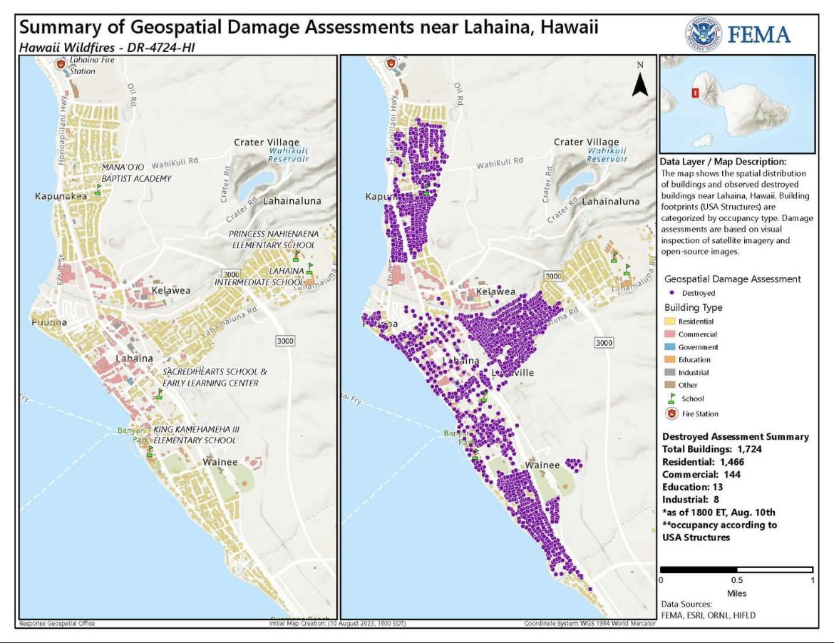 PDC_Global's tweet photo. Please see below for the latest damage and needs assessment following the Maui Fires. We commend our first responders and stand beside them as they mobilize the largest disaster response in state history. 

#mauifire #mauistrong #SaferWorld https://t.co/aSIUXGlqeE