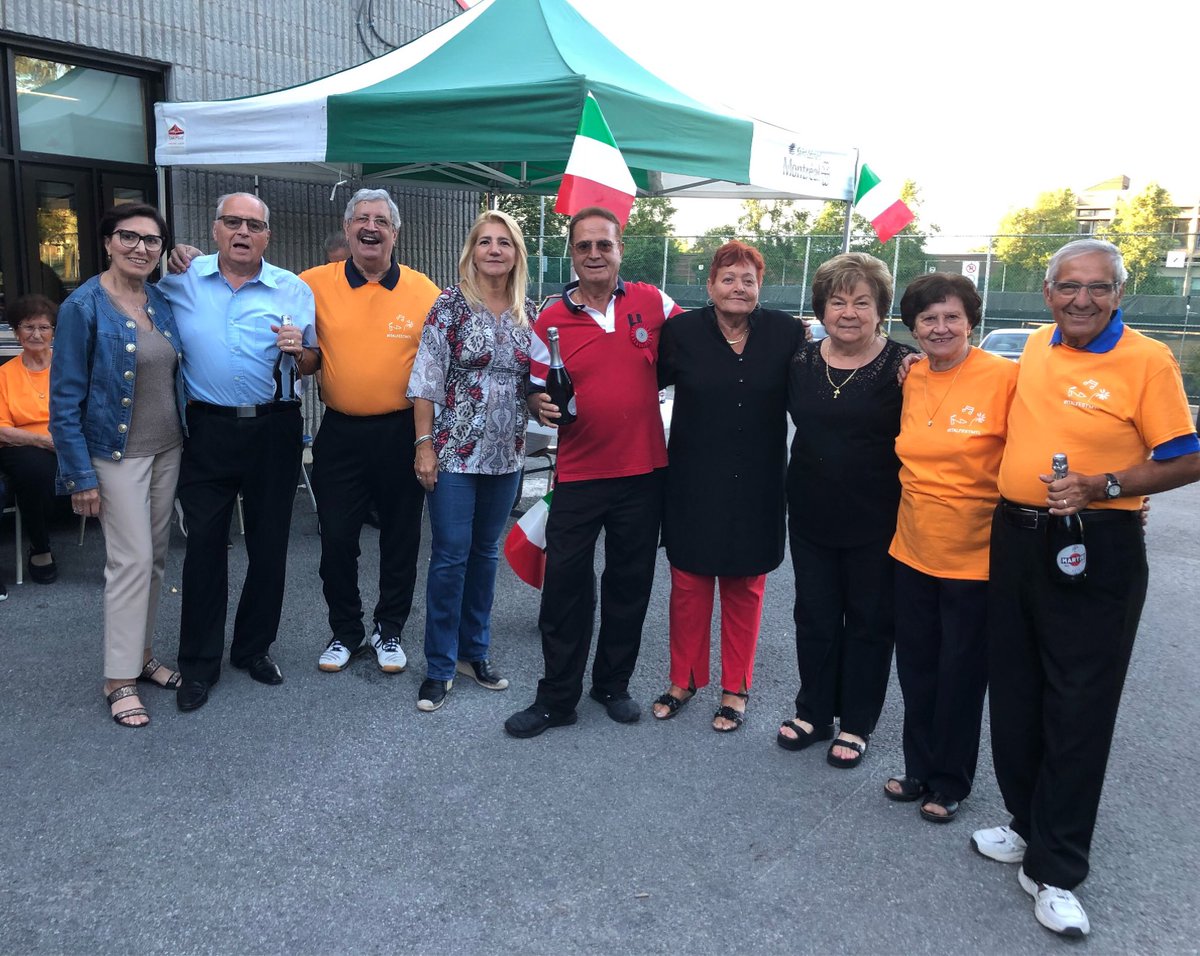 PatriciaLattan3's tweet photo. An unforgettable day at #Italfest Bocce Tournament at Park Delorme in St -Leonard! A variety of delectable dishes ,  rhythmic dances , joyful singing and a large crowd of spirited participants . https://t.co/IMmdIr5HM2