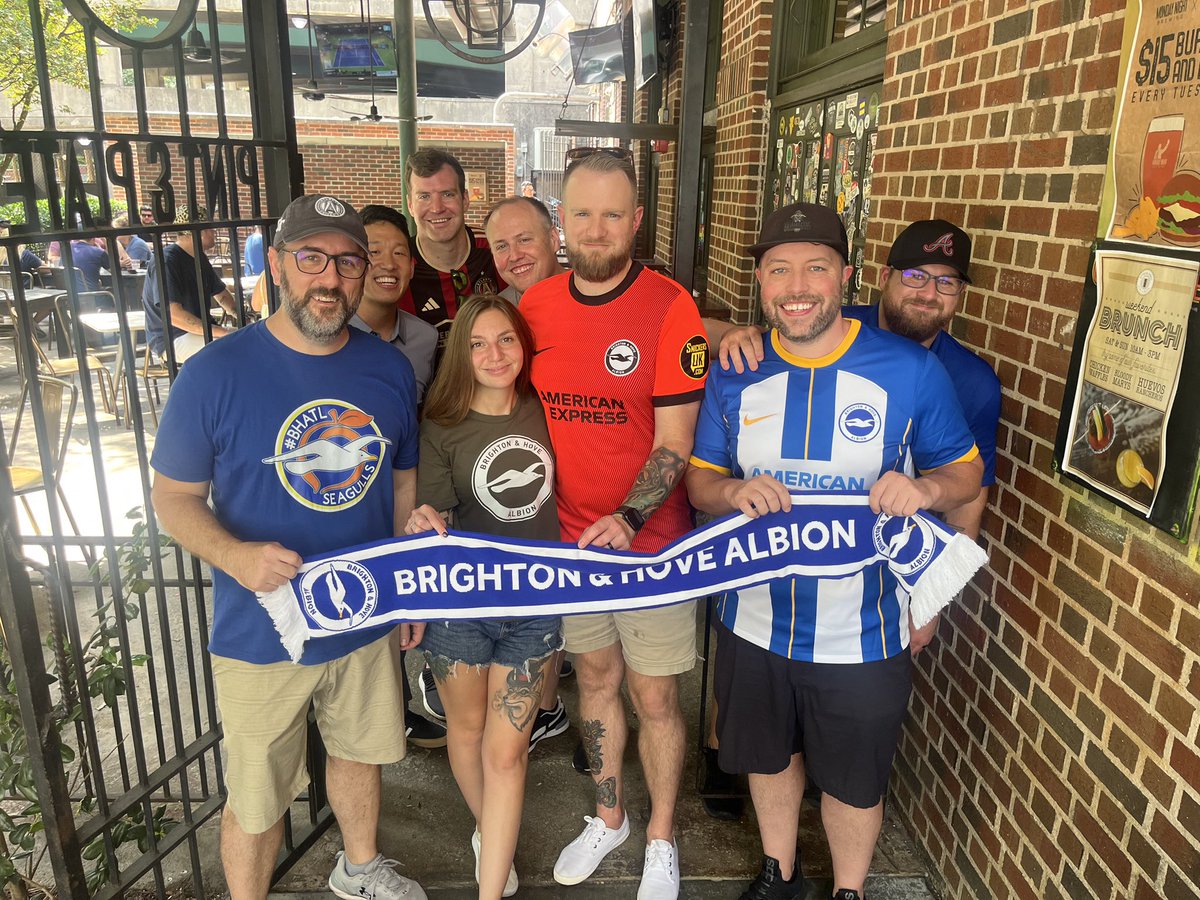 Great first watch party for <a href="/BHATLSEAGULLS/">BHATL Seagulls</a> and a successful start to the campaign for <a href="/OfficialBHAFC/">Brighton & Hove Albion</a> #UTA

<a href="/bhafcstateside/">Stateside Seagulls</a>