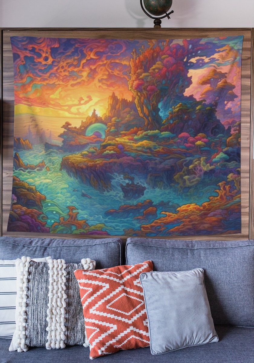 NaturalNexus's tweet image. Starting tomorrow, 15% off all landscape tapestries! One week only! etsy.me/446ahi3 via  @etsy 

#PsychedelicTapestries #WallArtInspiration #ColorfulSpaces #DreamyDecor #VisualBliss #ArtisticInteriors #TrippyVibes #WhimsicalLiving #TapestryMagic #CreativeExpression #etsy
