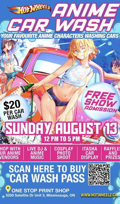 Come get your car washed tomorrow 😍 https://t.co/2kzVlxykI4<a href="/tag/catwoman"class="tags"><span>#catwoman</span></a><a href="/tag/cosplay"class="tags"><span>#cosplay</span></a><a href="/tag/tricon"class="tags"><span>#tricon</span></a>