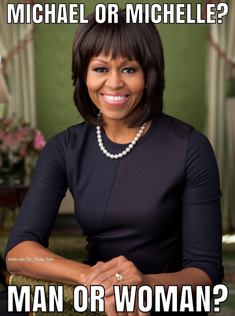 The_Trump_Train's tweet photo. WOW - Barack Obama revealed he fantasizes about men in a letter wrote to his former girlfriend. 

“You see, I make love to men daily, but in the imagination,” - Barack Obama

Do you think Michelle Obama is really a MAN and Barack Obama is attracted to men?

YES or NO? Comment below 👇