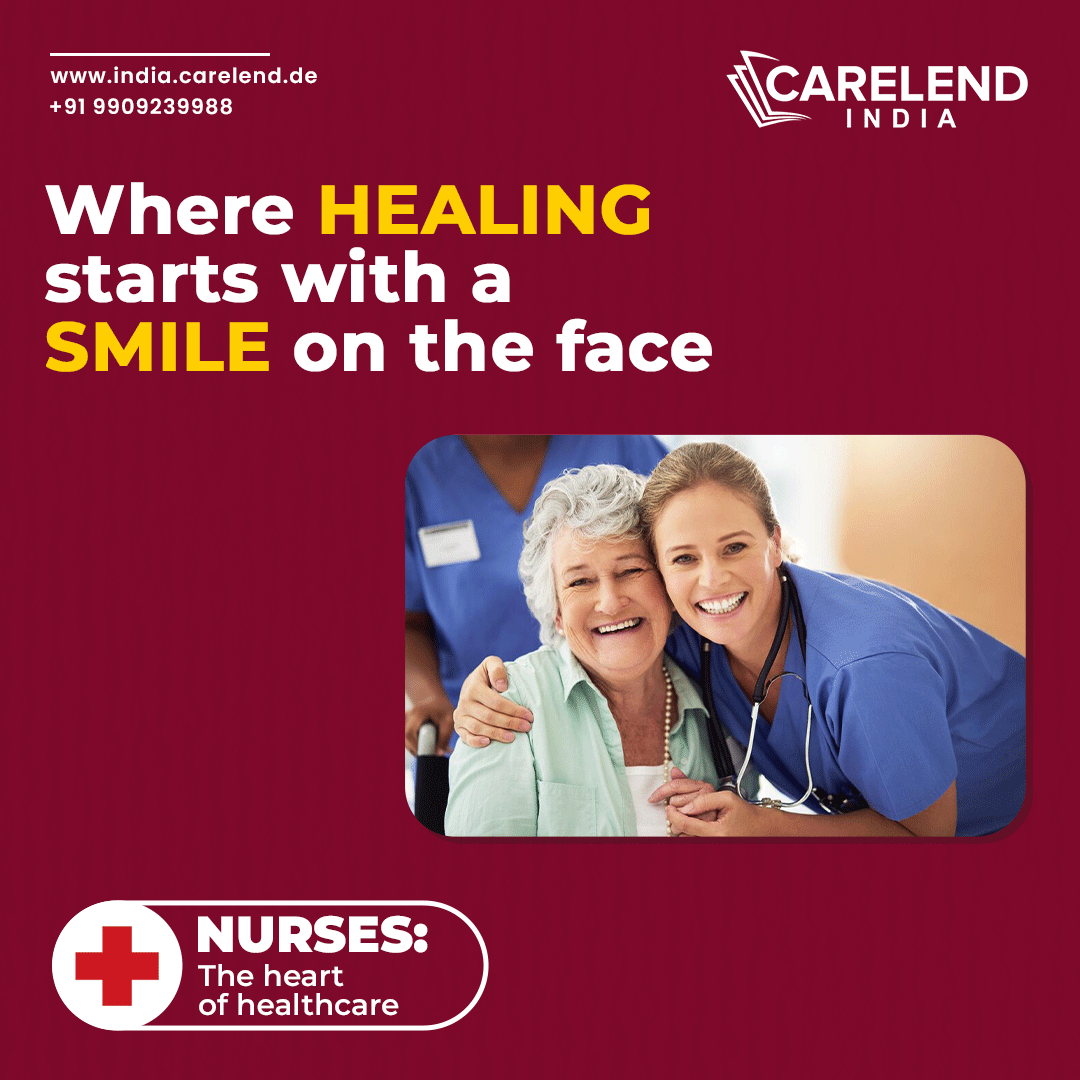😍 A smile is the beginning of healing, and nurses make that possible every day. 

#indiannurses #nursingprogram #nursing_student #nursingprofession #nursingcareers #topicalpost  #internationalnursesday #nursesweek #heartofhealthcare #topicalcontent #carelendgroup #carelendindia