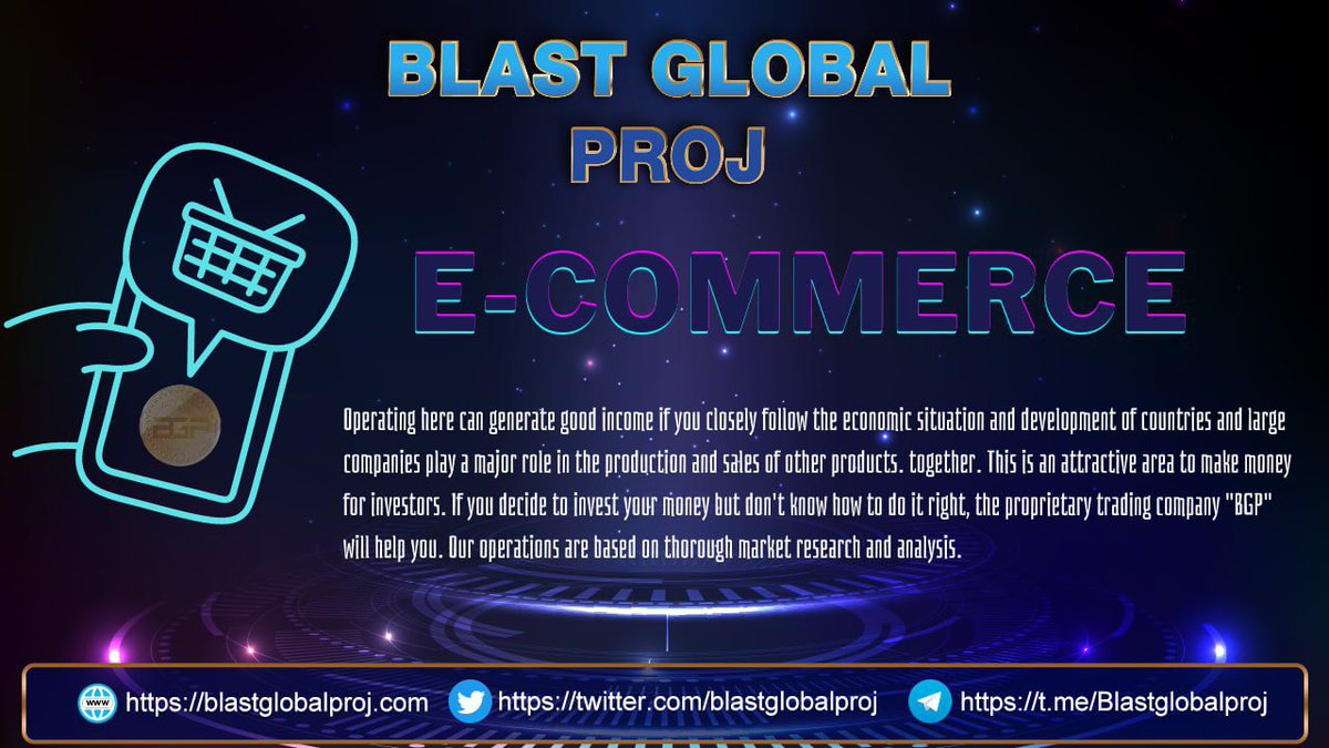 BlastGlobalPROJ's tweet photo. Operating here can generate good income if you closely follow the economic situation and development of countries and large companies play a major role in the production and sales of other products. together. This is an attractive area to make money for investors. If you decide to invest your money but don't know how to do it right, the proprietary trading company "BGP" will help you. Our operations are based on thorough market research and analysis.

This trading range is not new. You will need expertise and knowledge here. In the commodity market, the risk of losing money is very large because one of the parties may not fulfill the committed obligation. The main advantage of commodity trading is protection from inflation. However, interest is missing here. It is better for investors to contact professionals than to initiate independent trading because to trade you must obtain a license and submit all the necessary paperwork to the stock exchange.