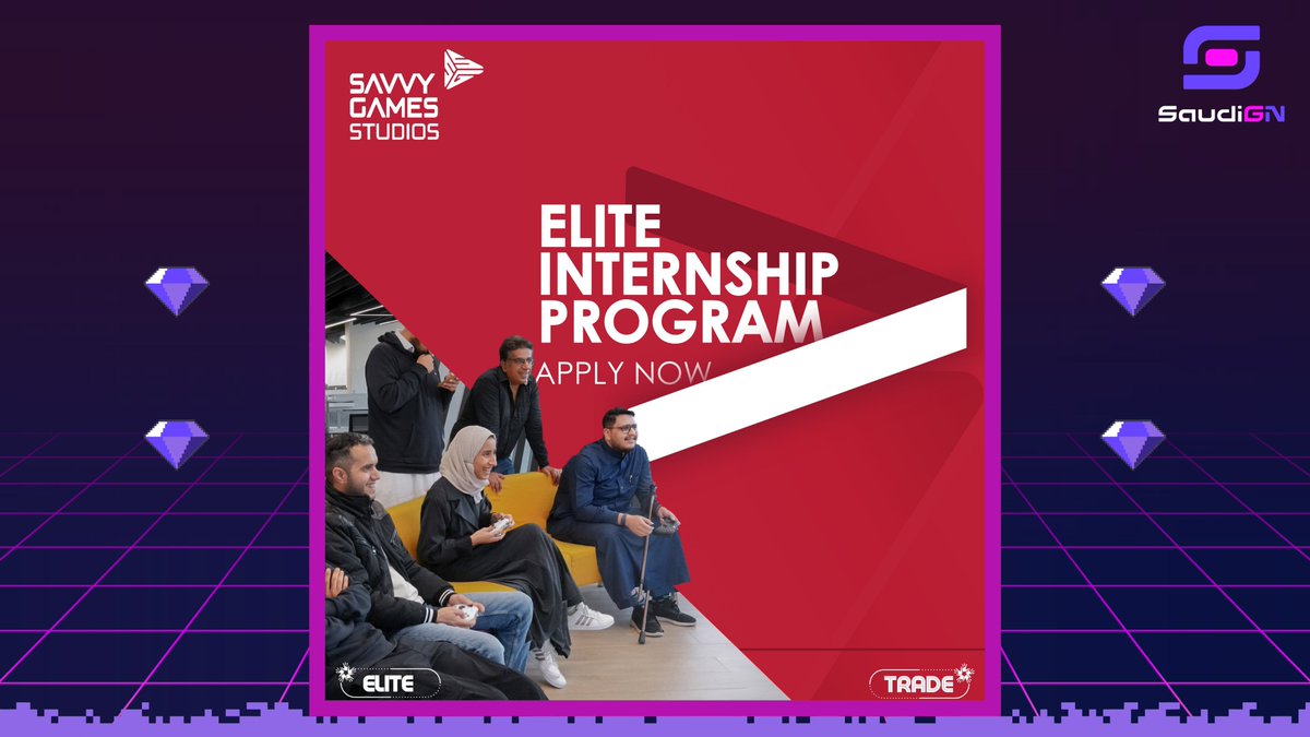 ◈ #تدريب_منتهي_بالتوظيف◈

  تقدم استيديوهات سافي تدريب منتهي بالتوظيف يمتد لستة أشهر، يوفر خبرات تعلم اثناء العمل ، مما يسمح لك بتطوير أساس متين في المهارات الأساسية اللازمة للنجاح في صناعة الألعاب 

📍الرياض
📅يبدأ من 17/9/2023

  للتسجيل: docs.google.com/forms/d/e/1FAI…

#SaudiGN