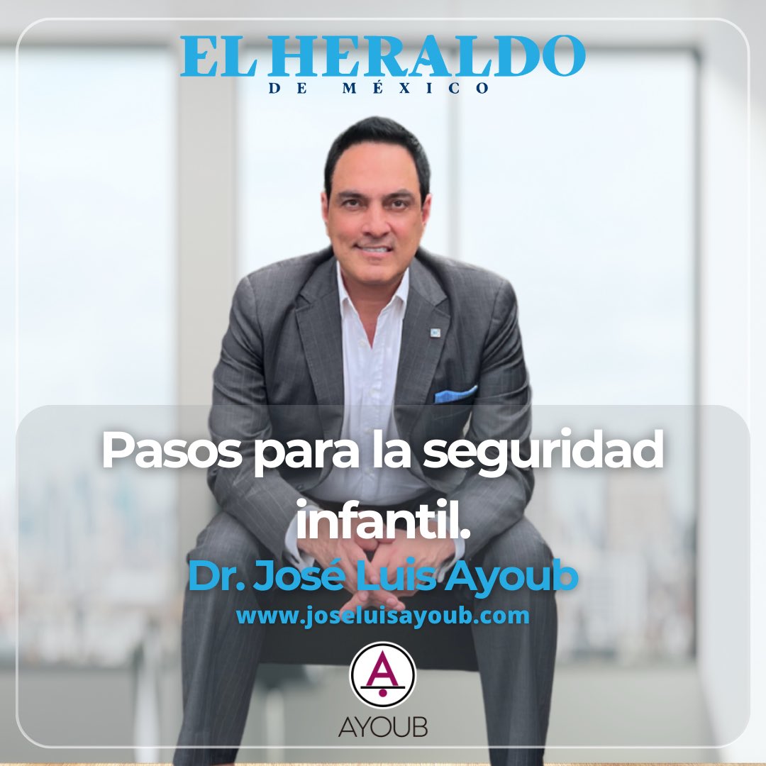 jlayoub's tweet photo. #OPINIÓN | Pasos para la seguridad infantil.

Es nuestra responsabilidad detener el abuso infantil. En mi artículo, por El @heraldodemexico, te comparto acciones de prevención, detección y denuncia. 

Aquí 👉 https://t.co/QX8fiyPI2x https://t.co/Gsdy4Kf5fc