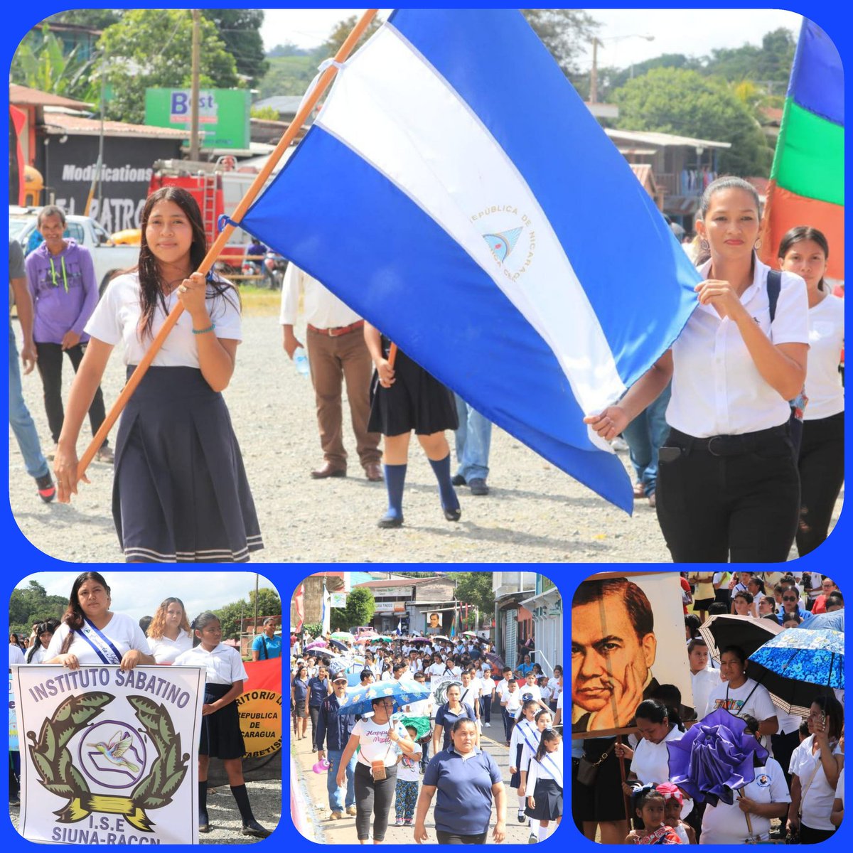 💥Lanzamiento de las Fiestas Patrias en el municipio de Siuna, RACCN.

#Nicaragua
#UnidosEnVictorias

<a href="/KarlaMkatney26/">KARLY</a> @79trinchera <a href="/Estrelladepaz07/">✨𝕰𝖘𝖙𝖗𝖊𝖑𝖑𝖆 𝖉𝖊 𝖕𝖆𝖟 🇳🇮</a>