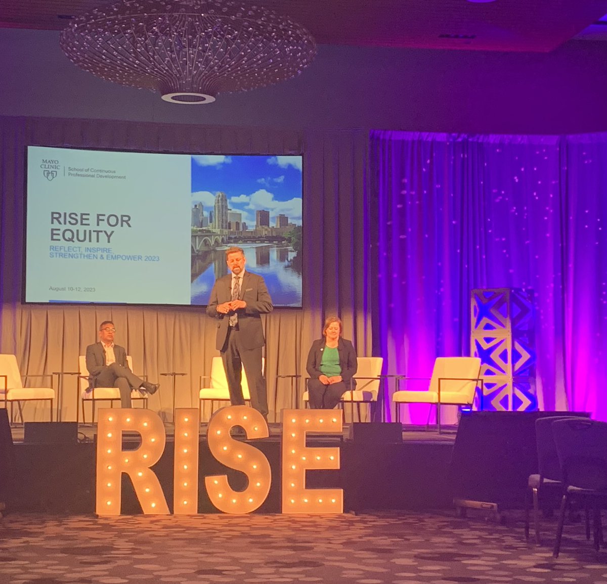 So grateful for the opportunity to attend the RISE For Equity 2023 conference. Great conversations and lots of information to continue to promote for a more diverse, equitable, and inclusive workplace! 
#MayoRISEforEquity