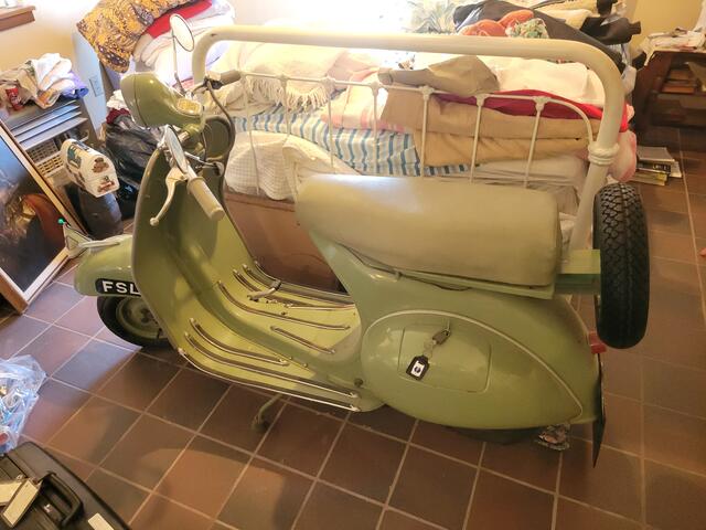 2StrokeSmoke's tweet photo. 1957 vespa for sale in Louisiana - TSS Vintage Vespa Forum #AutoShrine https://t.co/Uhv1ZC9SFt https://t.co/WImvbicVp2