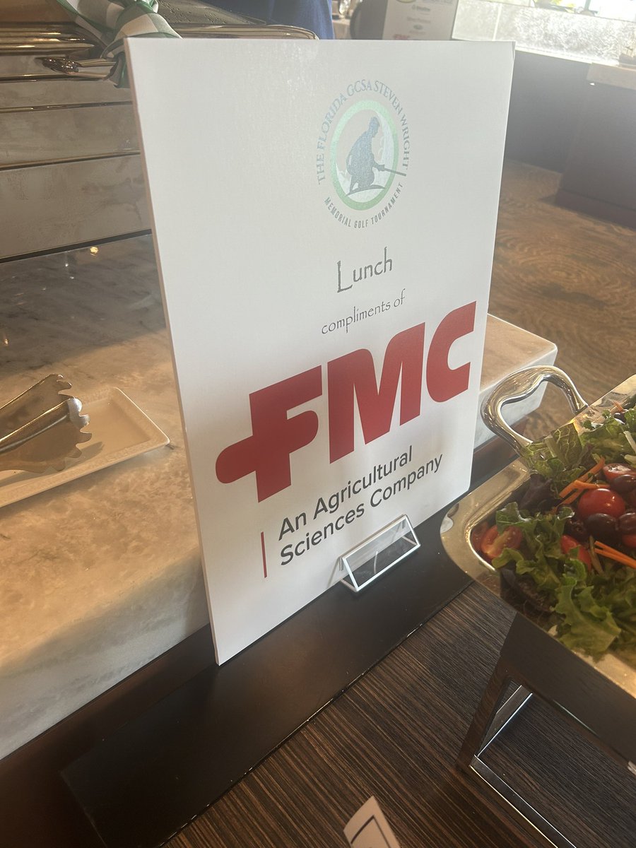 FGCSA's tweet photo. Thank you to @FMCturf for sponsoring todays lunch for The Steven Wright Memorial Golf Tournament  #G2G https://t.co/IV7IDytzH4