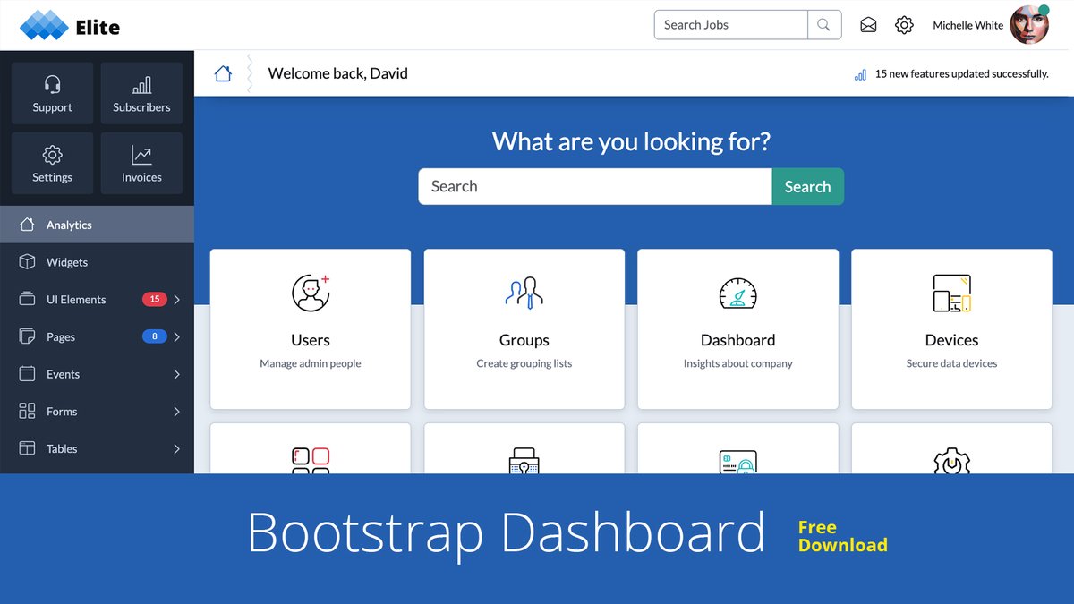 FreeDashboards's tweet image. Free Bootstrap Admin Dashboards.
bootstrap.gallery
#BootstrapAdminDashboard, #AdminDashboard, #AdminTheme, #BootstrapDashboard, #AdminTemplate, #PremiumAdminDashboard, #BootstrapGallery, #FreeAdminDashboard, #Trending, #Graphs, #Invoice, #Login, #Analytics