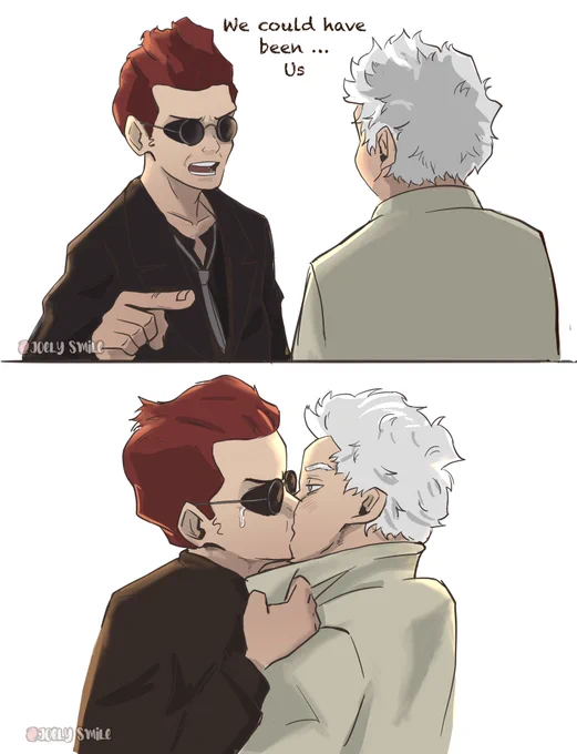 We could have been us
#go2 #GoodOmen2 #GoodOmens2Spoiler #GoodOmensFanArt 
#azicrow #Aziraphale #Crowley 