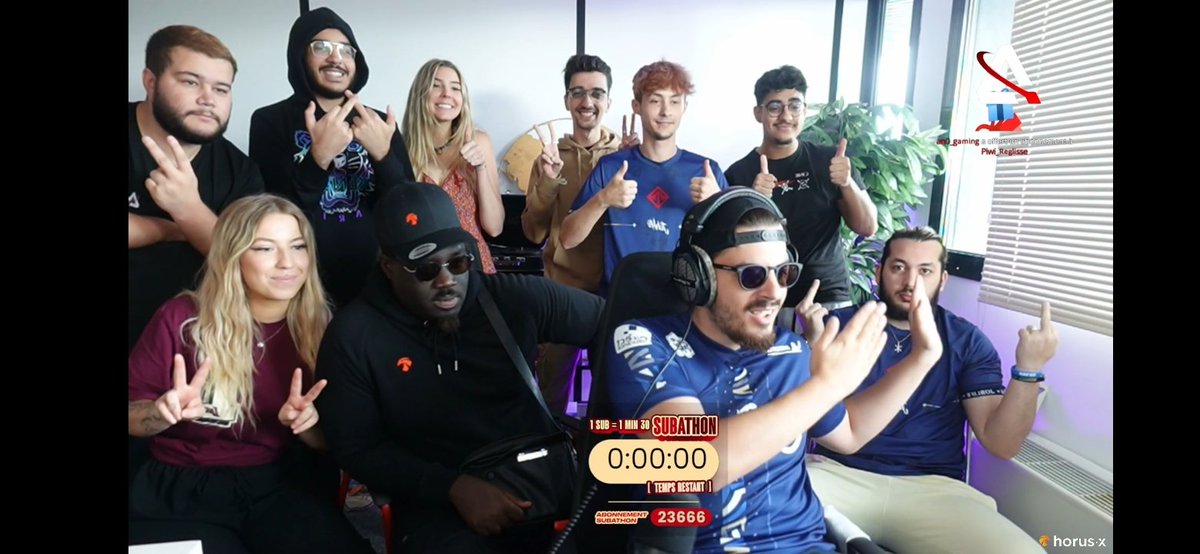 Tuyyxo's tweet photo. 23K SUBS, UNE TEAM INCROYABLE.
MERCI À TOUS ET À TOUT LES VIEWERS ET AE ! @AenotFR
#AeSubathon https://t.co/4Jzx4XTUOR