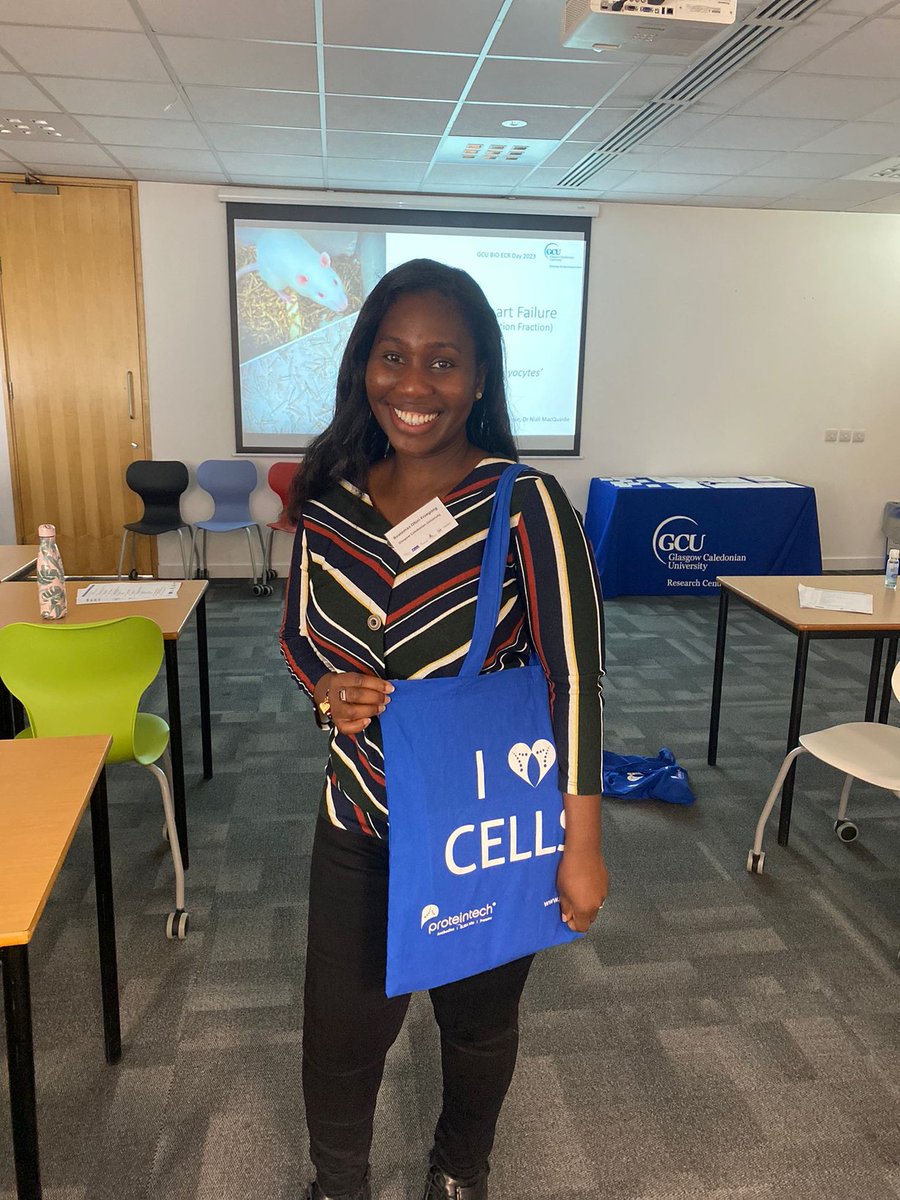 It's great to have this lovely Tote bag, #I❤️Cells, from @Proteintech to keep all my science goodies from @GCU_BIO ECR Day.

#GCU_BIOECRDAY
#GCU_BIOPhD
#GCU_BIOMRes
#GCU_BIOMSc