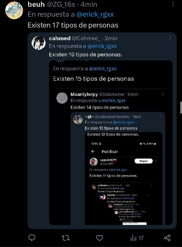 TEDCRAFT14's tweet photo. @erick_rgxx Existen 18 tipos de personas https://t.co/pBQDHhU0jA