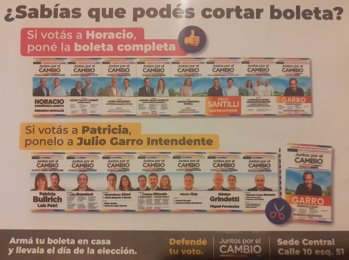 PdoUnionCrisLP's tweet photo. @chubyleguizamon @horaciorlarreta @diegosantilli @JulioGarro @ornegrelli @ile_cid @pronelson @enririfourcat @JulietaQuintero @BarbierLuigi @martinianofp @dario_ganduglia @ppetchart @cristian_albamo ��Sabés que @JulioGarro reparte boletas de Bullrich, con el corte hecho y dejándote afuera? 
Eso muestra que clase de persona es. Traiciona a sus propios funcionarios
#LaPlata #Elecciones2023 https://t.co/hdcJqBcjid