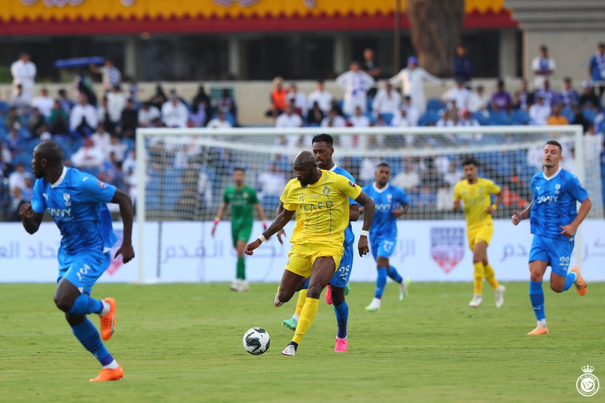 AlNassrFC's tweet photo. ⏸️ | نهاية الشوط الإضافي الأول!
النصر 2 - 1 الهلال

#النصر_الهلال
#كأس_الملك_سلمان_للأندية https://t.co/nlNdOPmis8