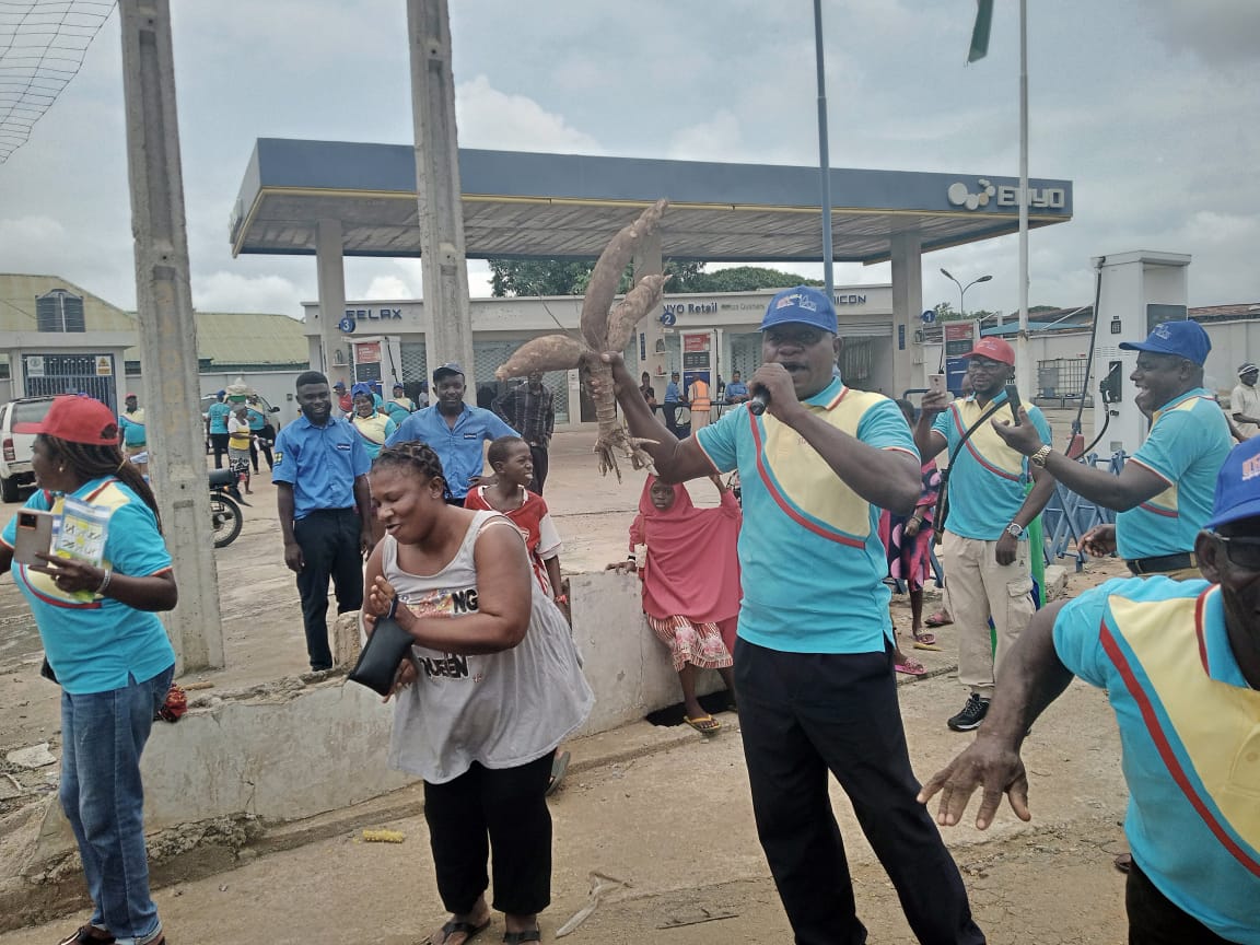 Quality improved, disease free and high yielding#cassava #stems in Benue and kogi state. These stems are certified by National Agricultural seed Council (NASC).
Kindly contact 07034143064 for your quality stems.
Seven months cassava seen in picture.
#crs
#basics-II
#Project
#NASC
