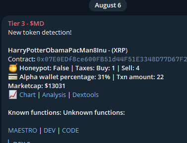 MoonDetectorMD's tweet photo. Yet another $MD catch, before any other competitor!

$XRP - 16k to 50M
More than a 3000x!

Furthermore, an update for our tool has been confirmed to come by this Monday 14. https://t.co/0t0qUhkACz