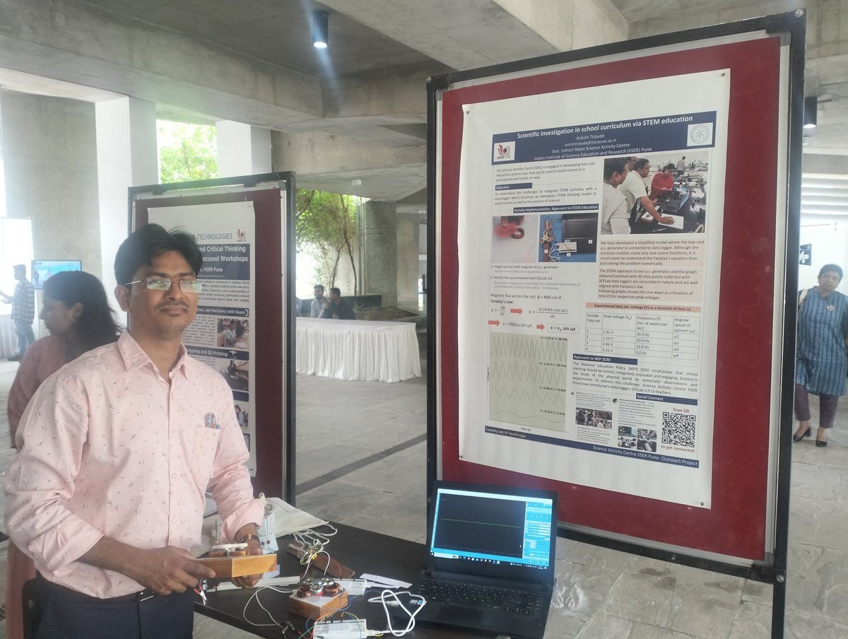 TirpudeAnkish's tweet image. Day 1 at #CuriosityConference @iitgn was very inspiring and engaging. I presented #SEELAB 3.0 as data logger as a #STEM tool for scientific investigation in school curriculum via STEM education.
#CommunityEngagement
#STEMActivities #InspiringCuriosity
@ScienceActivity
@IISERPune