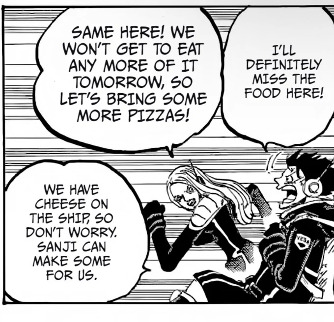 Do NOT let Sanji know a beautiful woman thinks he's genuinely cool, he might explode. ALSO DON'T LET BONNEY TALK TO HIM MORE FACE TO FACE, SHE'LL SLOWLY GET PUT OFF. #ONEPIECE1090 